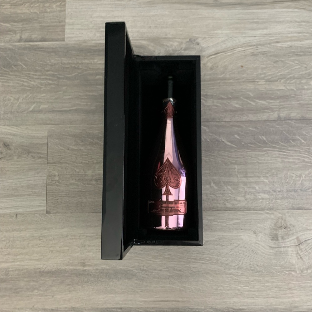 Empty Armand de Brignac “Ace of Spades” Rosé Bottle